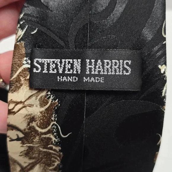 {Steven Harris} Hand Made Tie "Albert Einstein" Print - Picture 6 of 7